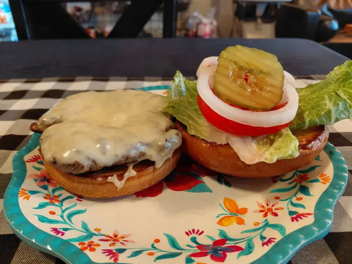 The Original burger with melted cheese